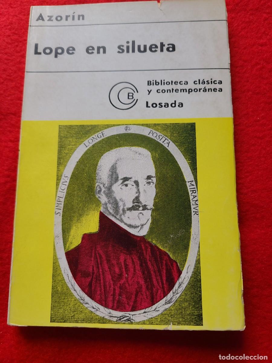 Libros de segunda mano: Lope en silueta. Azor&iacute;n - Foto 1