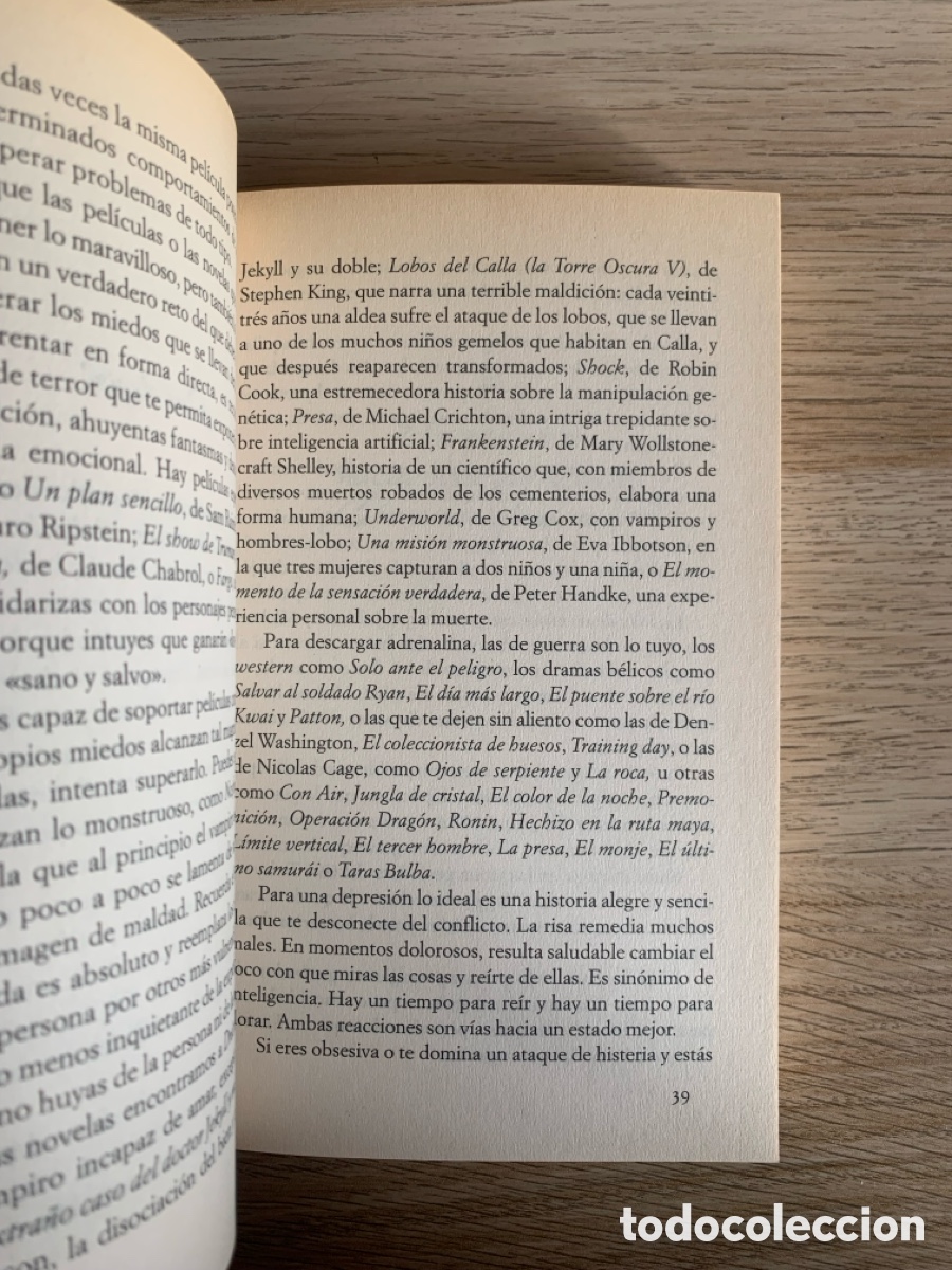 Libros de segunda mano: Biblioterapia y cineterapia. Silvia Adela Kohan - Foto 2