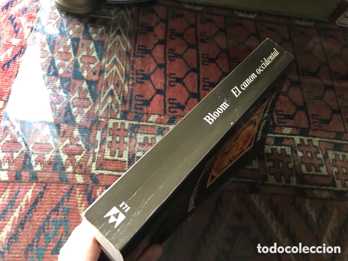 Libros de segunda mano: El canon occidental. Harold Bloom. Anagrama. Colecci&oacute;n argumentos. - Foto 2