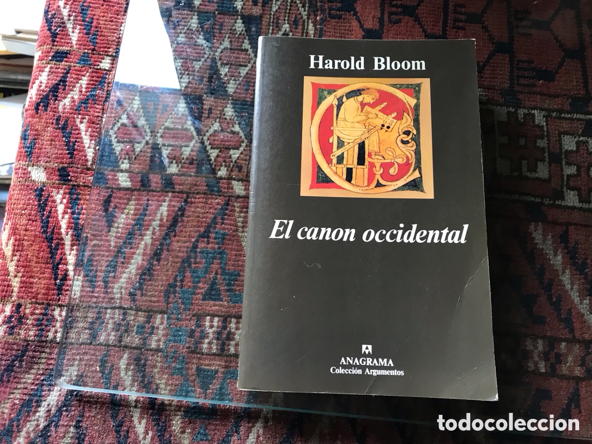 Libros de segunda mano: El canon occidental. Harold Bloom. Anagrama. Colecci&oacute;n argumentos. - Foto 1