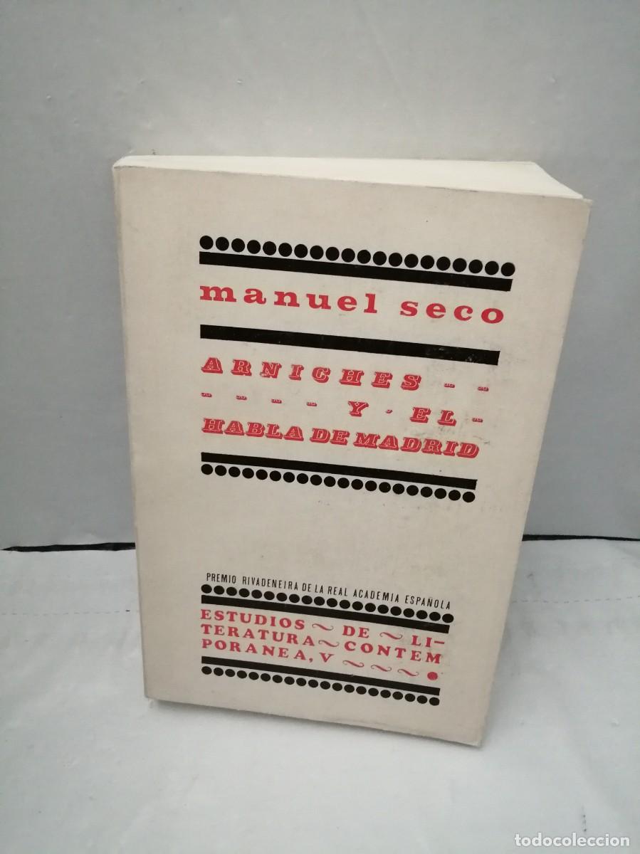 Libros de segunda mano: Arniches y el habla de Madrid (Primera edici&oacute;n) - Foto 1