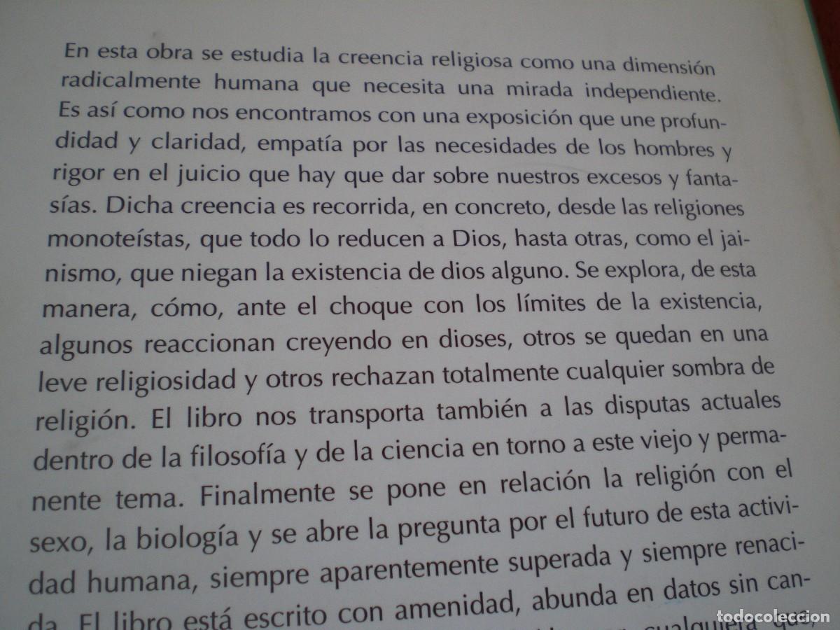 Libros de segunda mano: DE DIOS A LA NADA, LAS CREENCIAS RELIGIOSAS. JAVIER S&Aacute;DABA. GRAN AUSTRIAL. - Foto 6