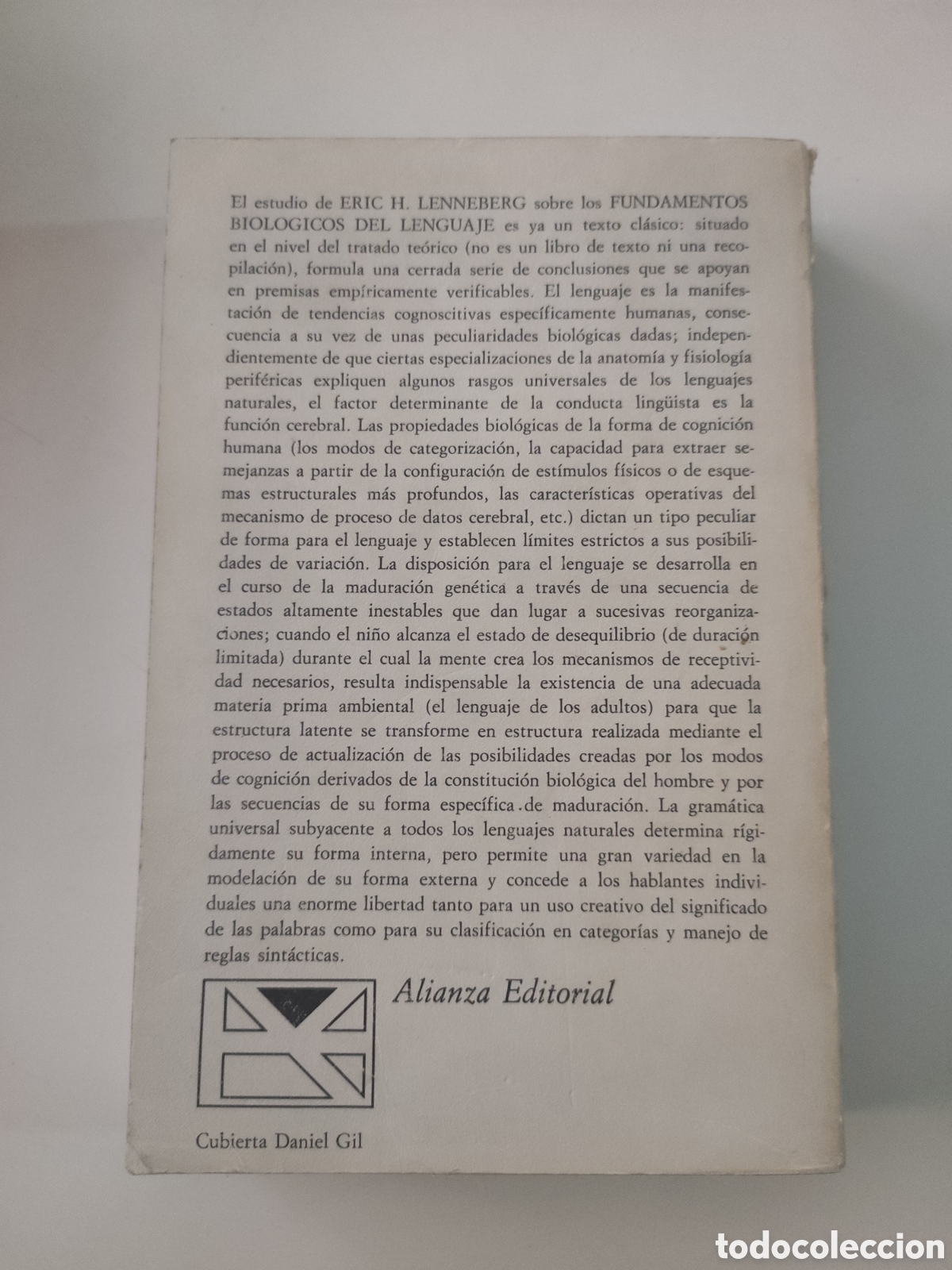 Libros de segunda mano: FUNDAMENTOS BIOLOGICOS DEL LENGUAJE .- E H Lennberg - Foto 2