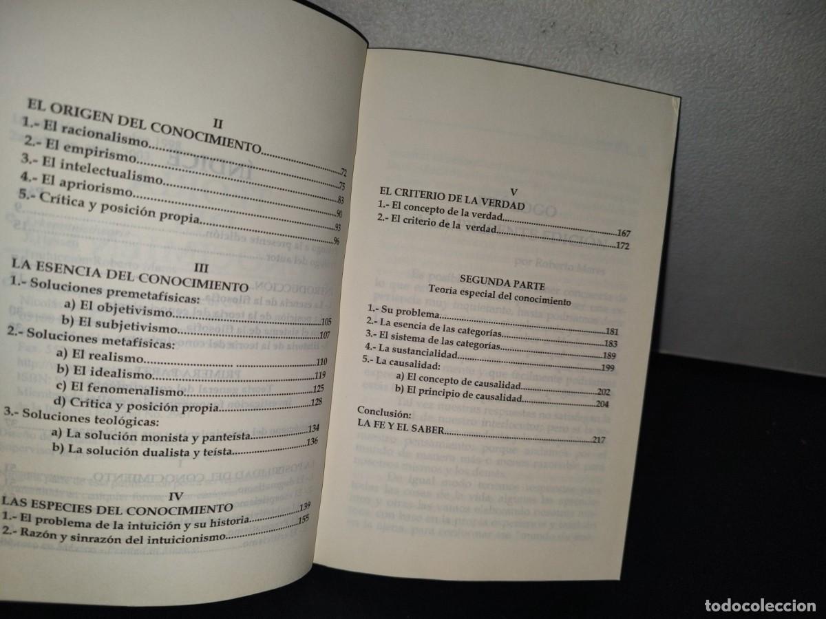 Libros de segunda mano: 84- TEOR&Iacute;A DEL CONOCIMIENTO - J. HESSEN - Foto 7