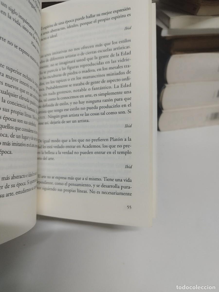 Libros de segunda mano: SOBRE EL ARTE Y EL ARTISTA. OSCAR WILDE. EDICIONES LOS CINCO ELEMENTOS. 2000. - Foto 3