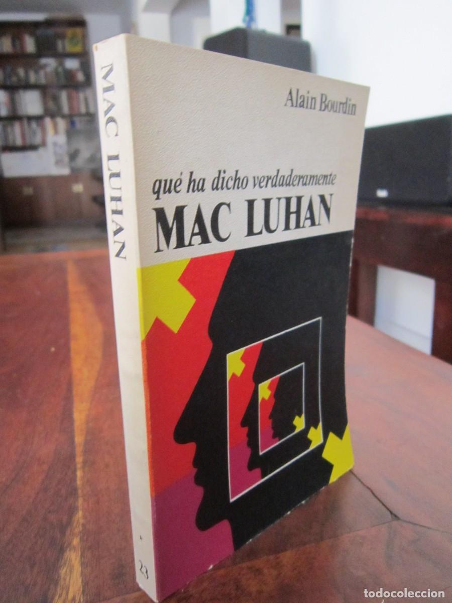Libros de segunda mano: QUE HA DICHO VERDADERAMENTE MAC LUHAN. Alan Bourdin. Doncel 1973 1&ordf; edici&oacute;n - Foto 1