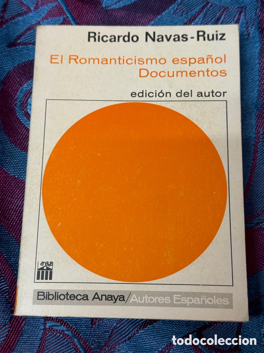 Libros de segunda mano: Ricardo Navas El romanticismo espa&ntilde;ol Anaya - Foto 1
