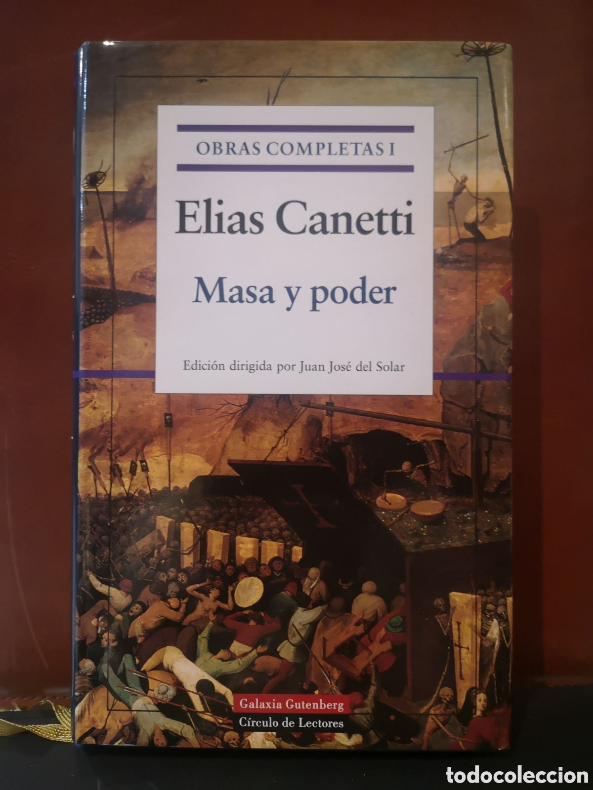 Libros de segunda mano: El&iacute;as Canetti. Obras Completas I. Masa y poder. - Foto 3