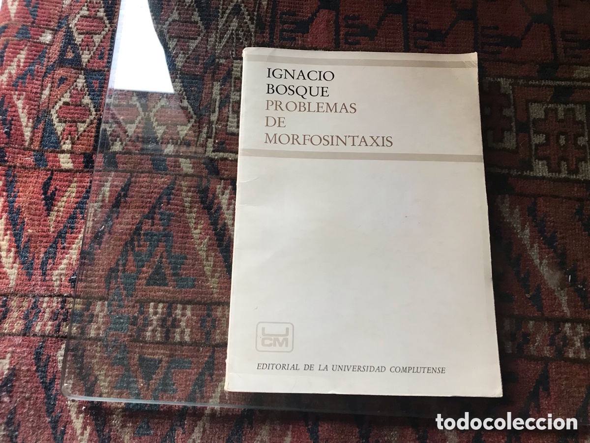 Libros de segunda mano: Problemas de morfosintaxis. Ignacio Bosque. Editorial de la Universidad Complutense. - Foto 1
