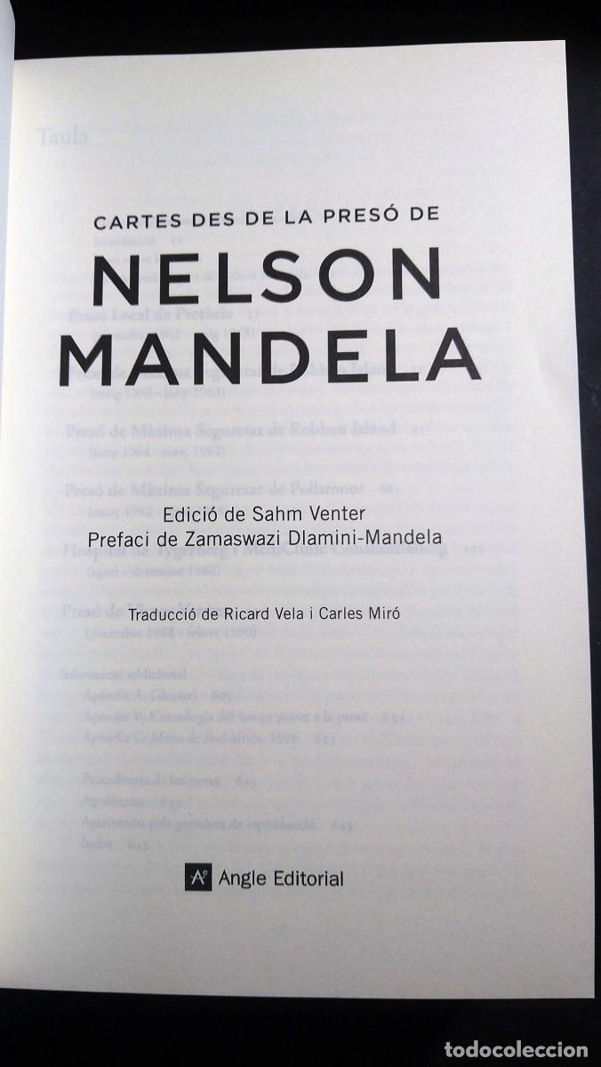 Libros de segunda mano: CARTES DES DE LA PRES&Oacute; DE NELSON MANDELA - Foto 3
