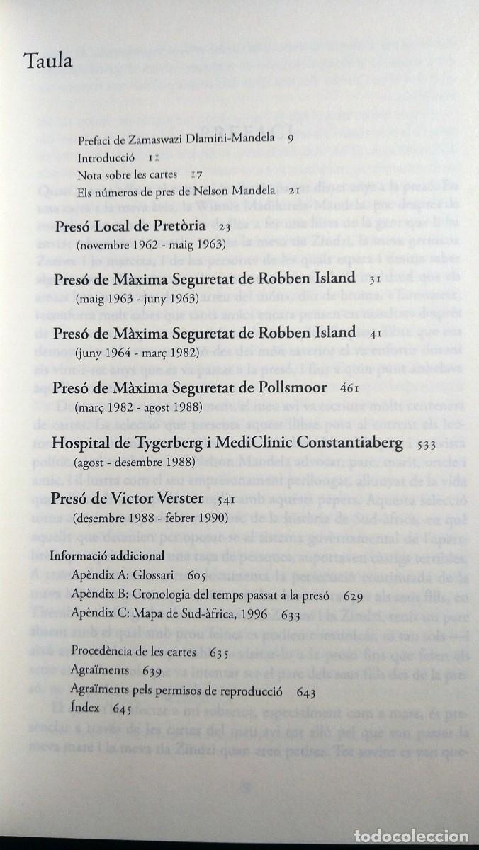 Libros de segunda mano: CARTES DES DE LA PRES&Oacute; DE NELSON MANDELA - Foto 4