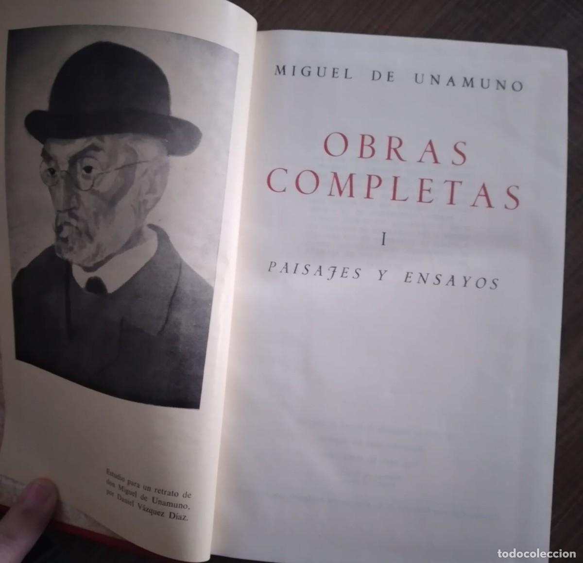 Libros de segunda mano: PAISAJES Y ENSAYOS: UNAMUNO - Foto 2