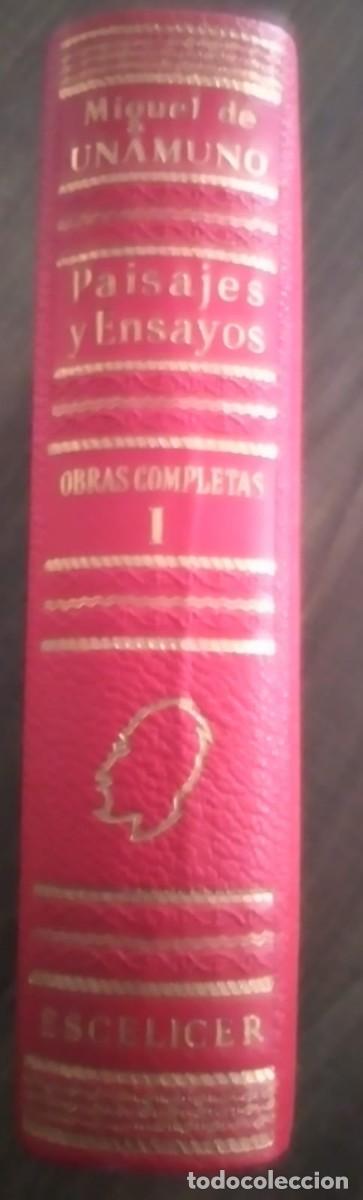 Libros de segunda mano: PAISAJES Y ENSAYOS: UNAMUNO - Foto 3