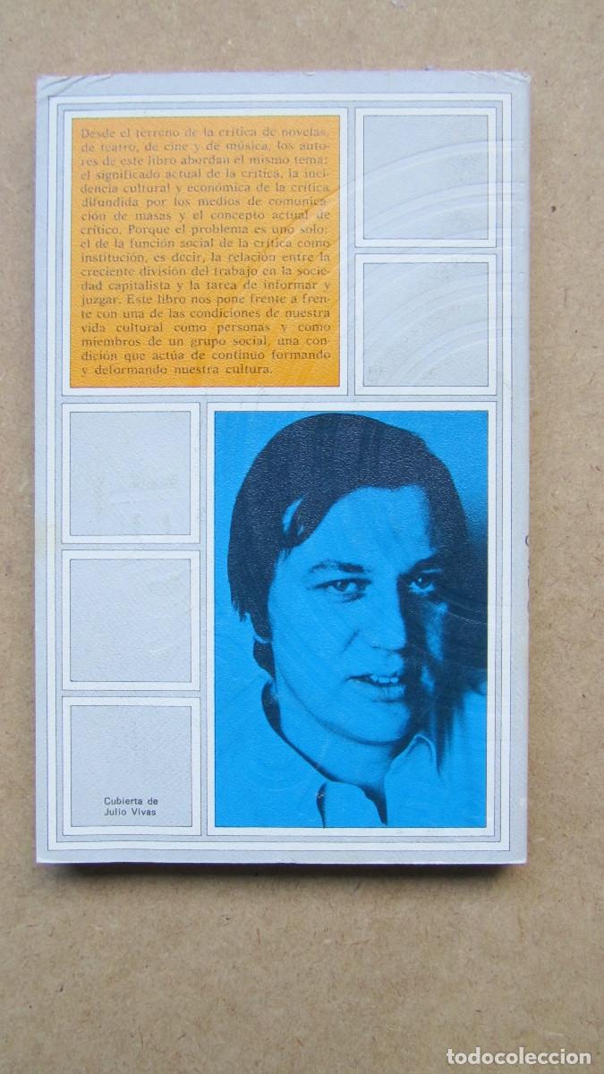 Libros de segunda mano: Cr&iacute;tica de la cr&iacute;tica Peter Hamm Barral 1971 - Foto 2