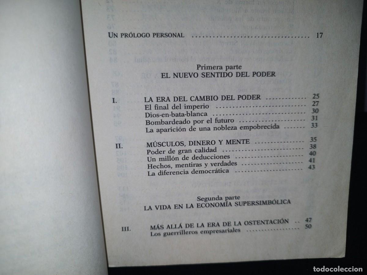 Libros de segunda mano: 128- EL CAMBIO DEL PODER. POWERSHIFT - ALVIN TOFFLER - Foto 7