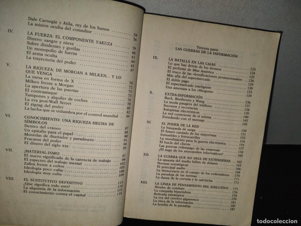 Libros de segunda mano: 128- EL CAMBIO DEL PODER. POWERSHIFT - ALVIN TOFFLER - Foto 8