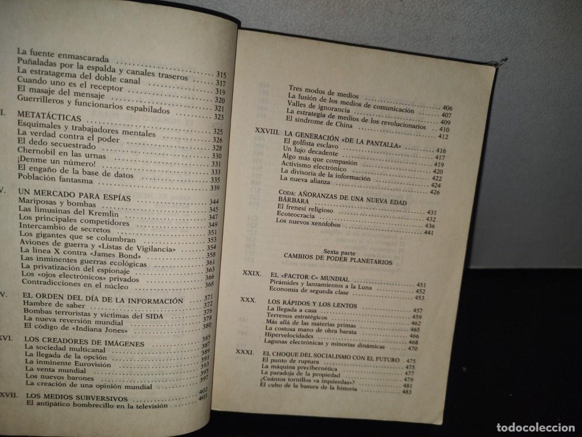 Libros de segunda mano: 128- EL CAMBIO DEL PODER. POWERSHIFT - ALVIN TOFFLER - Foto 10