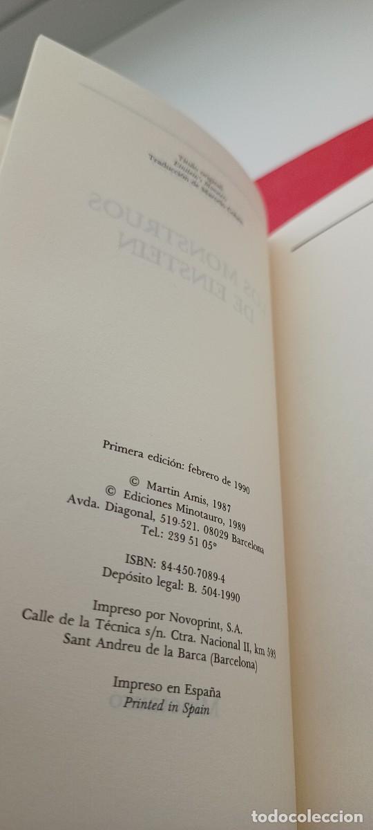 Libros de segunda mano: Los monstruos de Einstein - Mart&iacute;n Amis - Minotauro - Foto 5