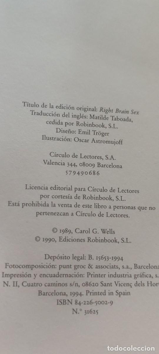 Libros de segunda mano: Creatividad sexual . Carol G. Weiss - Foto 3