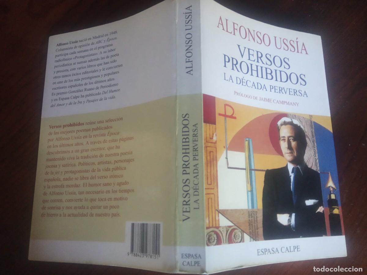 Libros de segunda mano: VERSOS PROHIBIDOS.LA DECADA PERVERSA.- ALFONSO USSIA. - Foto 2