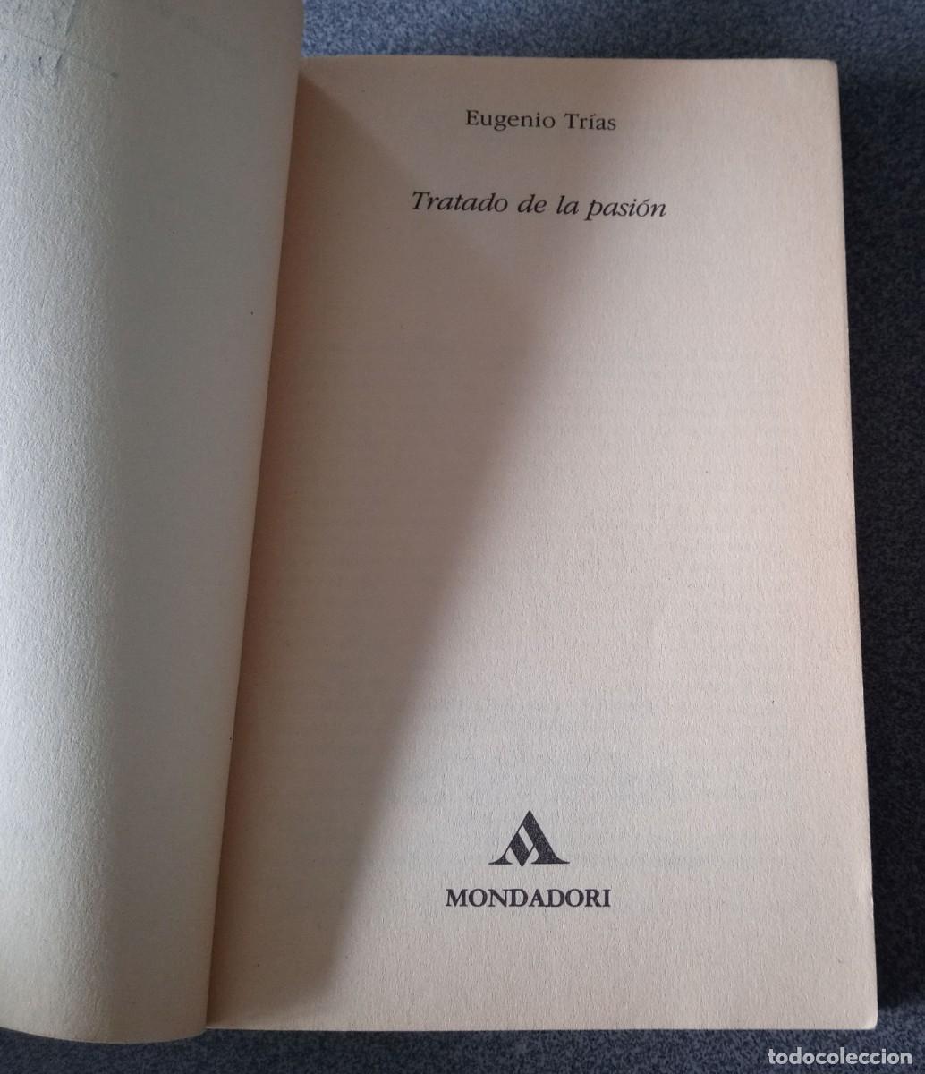 Libros de segunda mano: Tratado De La Pasi&oacute;n Eugenio Tr&iacute;as - Foto 4