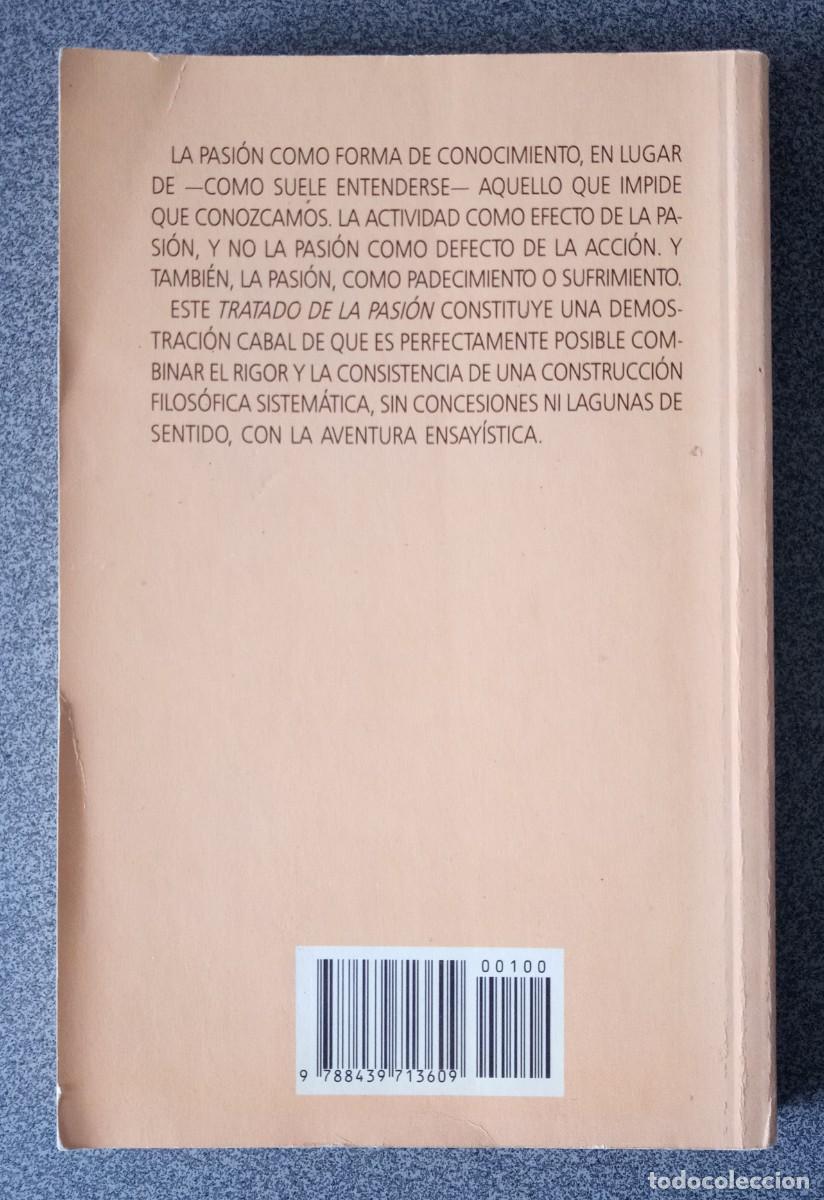 Libros de segunda mano: Tratado De La Pasi&oacute;n Eugenio Tr&iacute;as - Foto 6