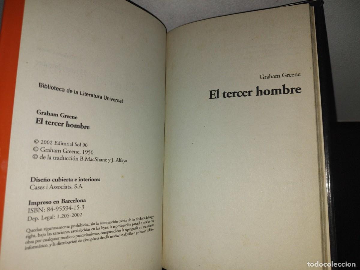 Libros de segunda mano: 129- EL TERCER HOMBRE - GRAHAM GREENE - 2002 - Foto 4