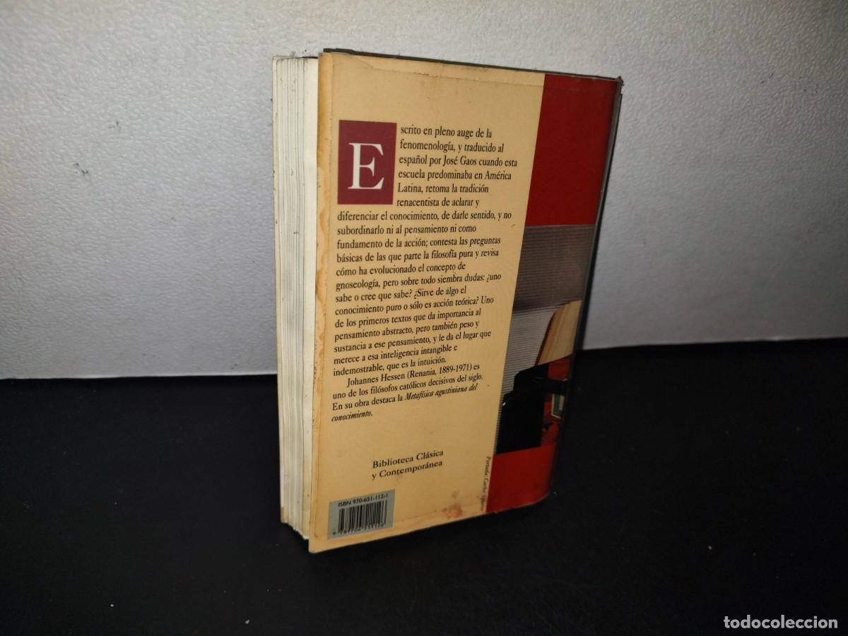 Libros de segunda mano: 129- TEOR&Iacute;A DEL CONOCIMIENTO - JOHANNES HESSEN - Foto 6