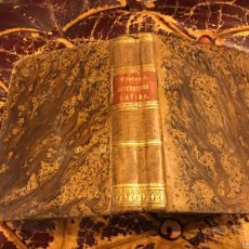 Libros de segunda mano: SALVADOR COSTANZO. MANUAL DE LITERATURA LATINA CON UNA BREVE NOTICIA... 1862, FRANCISCO MELLADO.