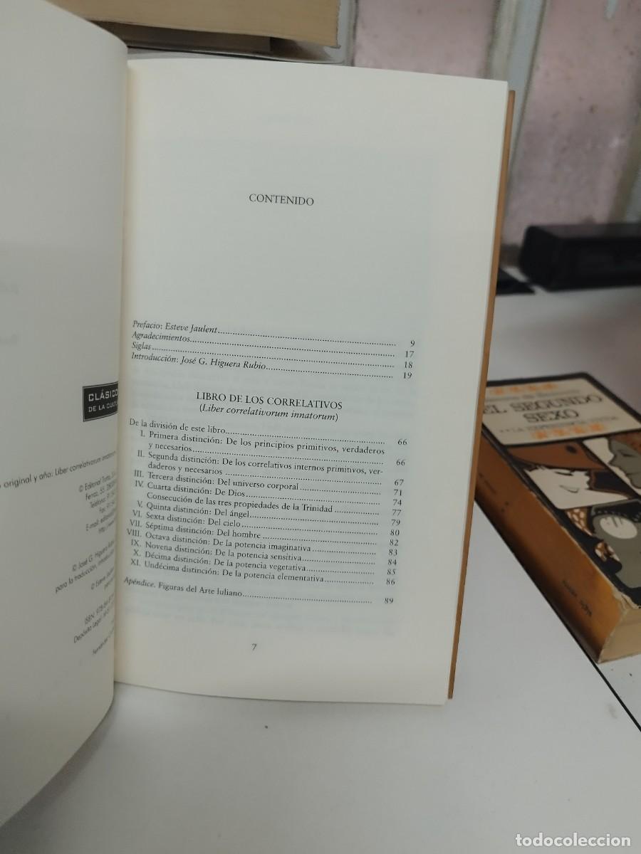 Libros de segunda mano: LIBRO DE LOS CORRELATIVOS. (LIBER CORRELATIVORUM INNATORUM). - LLULL, Ramon. - Foto 2