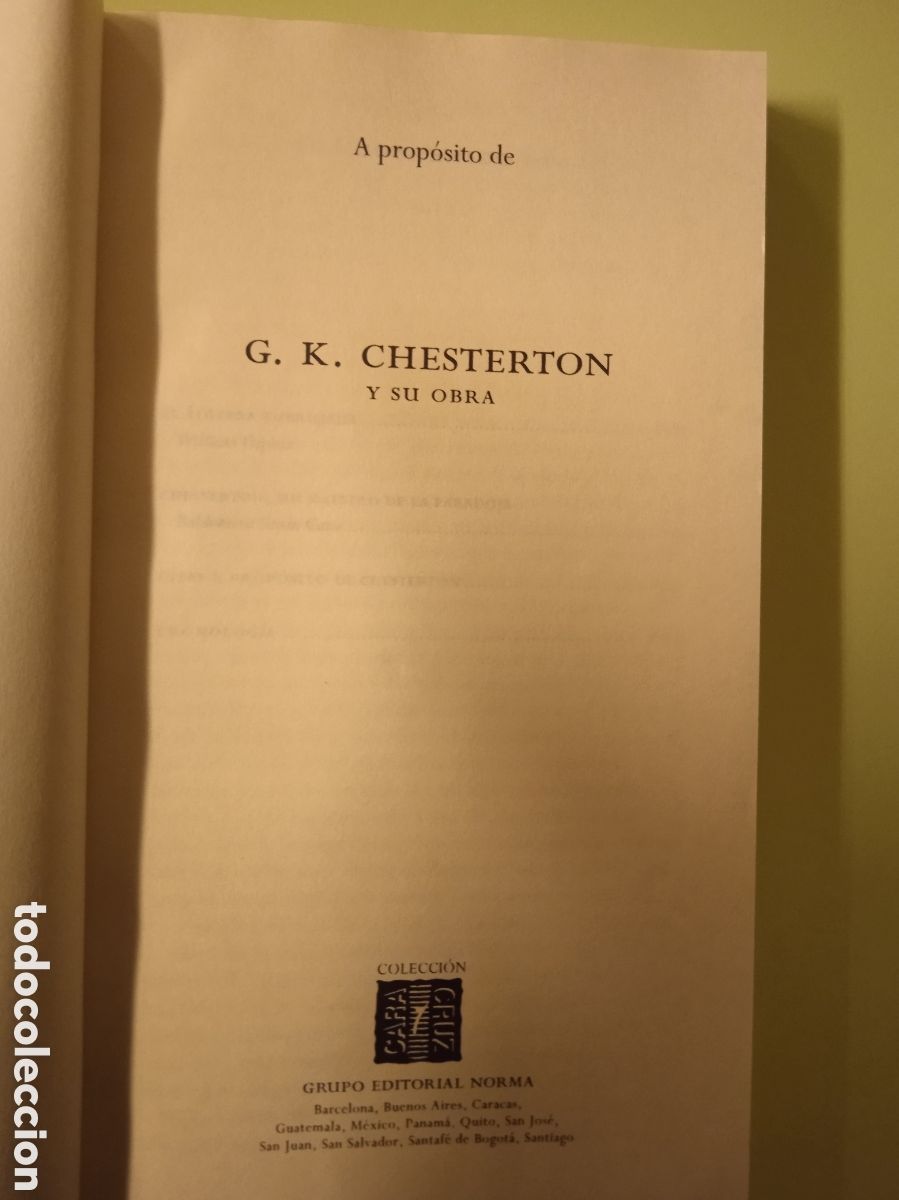 Libros de segunda mano: A prop&oacute;sito de G. K. Chesterton y su obra. - Foto 3