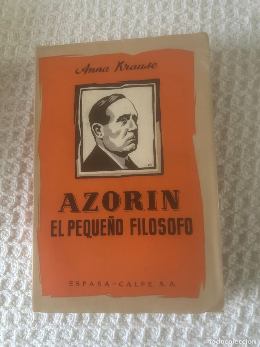 Libros de segunda mano: AZORIN EL PEQUE&Ntilde;O FILOSOFO. ANNA KRAUSE. - Foto 1