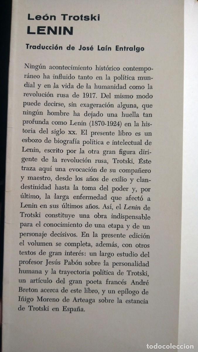 Libros de segunda mano: LE&Oacute;N TROTSKI : LENIN - Foto 2