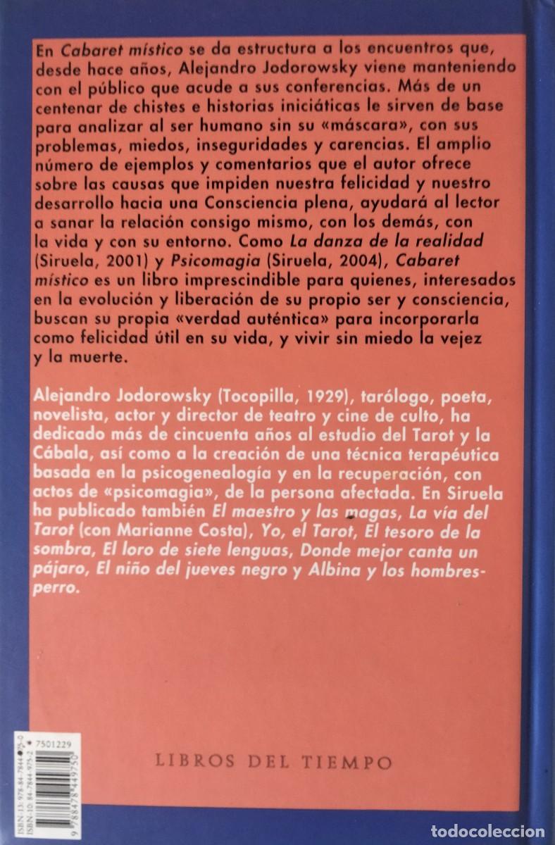 Libros de segunda mano: Alejandro Jodorowsky-Cabaret M&iacute;stico.Siruela.2006. - Foto 2