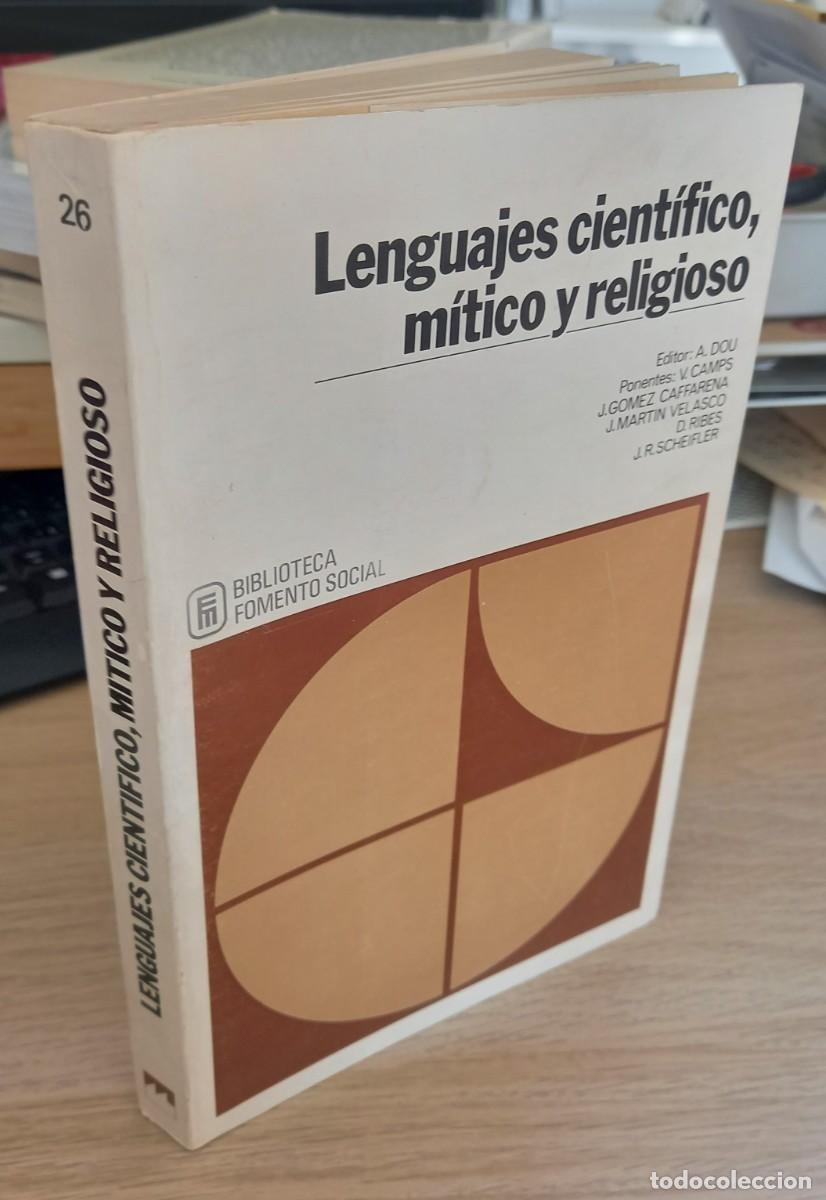 Libros de segunda mano: LENGUAJE CIENT&Iacute;FICO, M&Iacute;TICO Y RELIGIOSO - AA.VV - Foto 1
