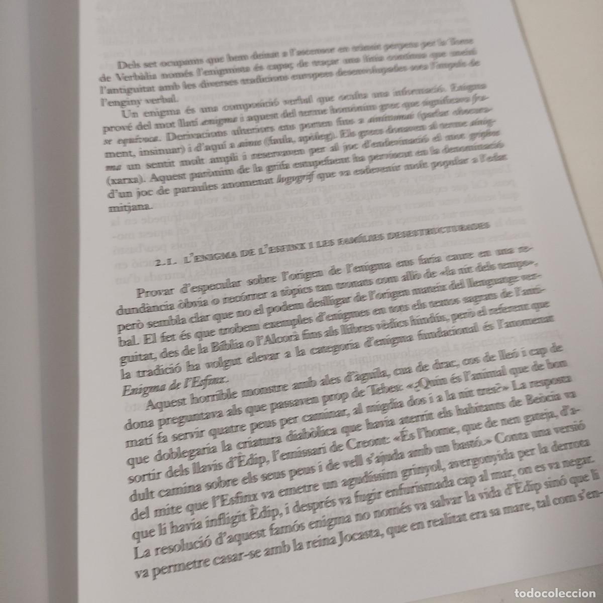 Libros de segunda mano: MARIUS SERRA. VERB&Agrave;LIA. - Foto 4