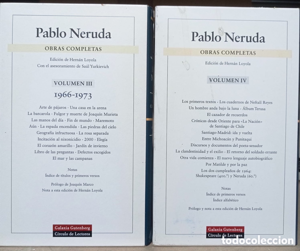 Libros de segunda mano: Pablo Neruda. Obras Completas de Pablo Neruda. - Foto 2