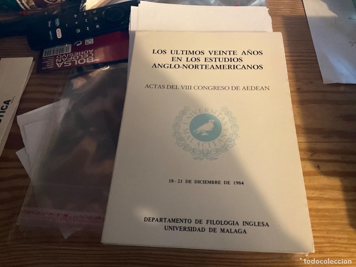 Second hand books: Los &uacute;ltimos veinte a&ntilde;os en los estudios anglo-norteamericanos. Actas AEDEAN. Universidad de M&aacute;laga.