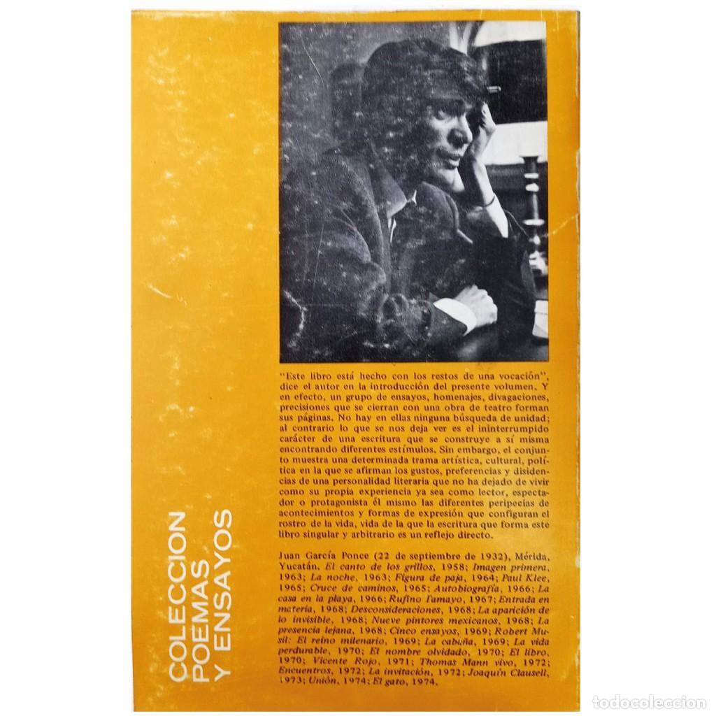 Libros de segunda mano: TRAZOS. Garc&iacute;a Ponce, Juan - Foto 2