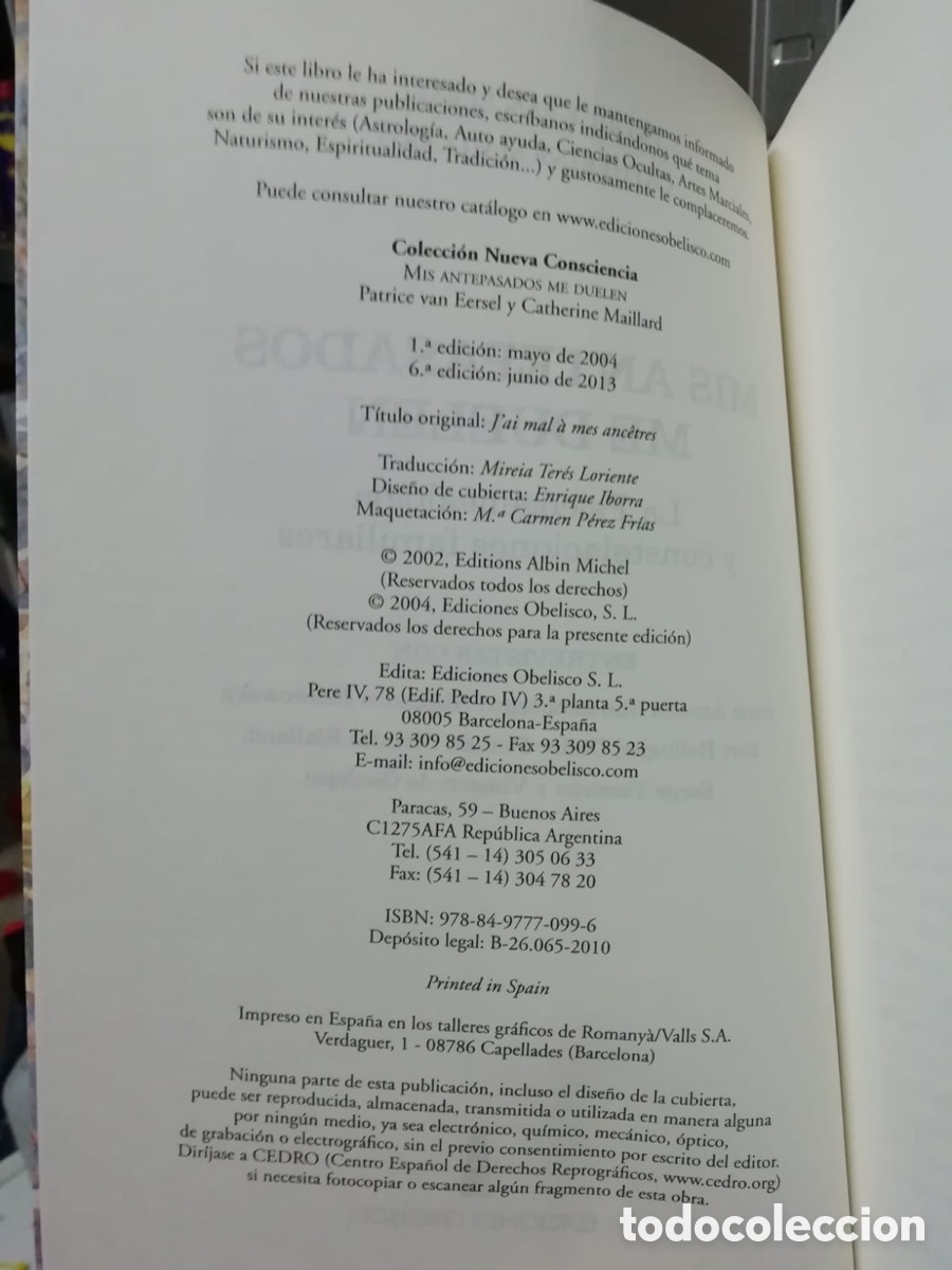 Libros de segunda mano: Mis antepasados me duelen. - Foto 2