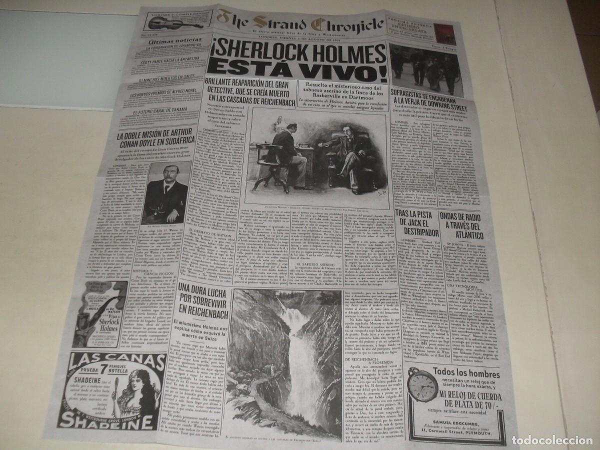 Libros de segunda mano: LA COLECCION DE SHERLOCK HOLMES:ENCARTE PUBLICITARIO EN 16 PAGINAS PLEGADAS,EDICION DE LUJO,RBA,2021