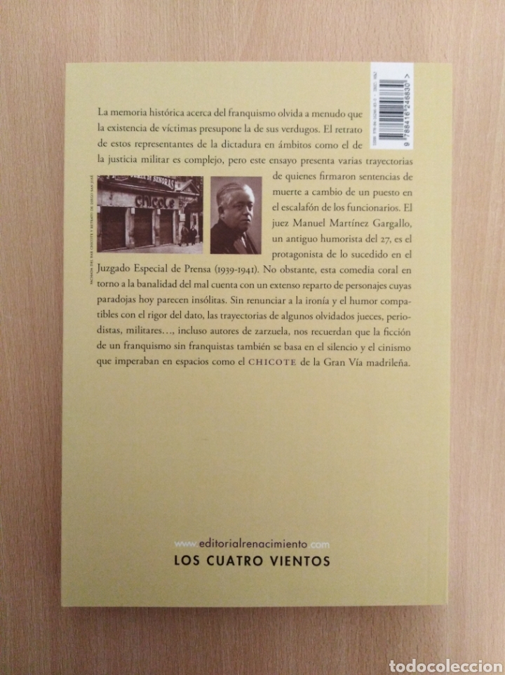 Libros de segunda mano: NOS VEMOS EN CHICOTE. Juan A. R&iacute;os Carratal&aacute; - Foto 2