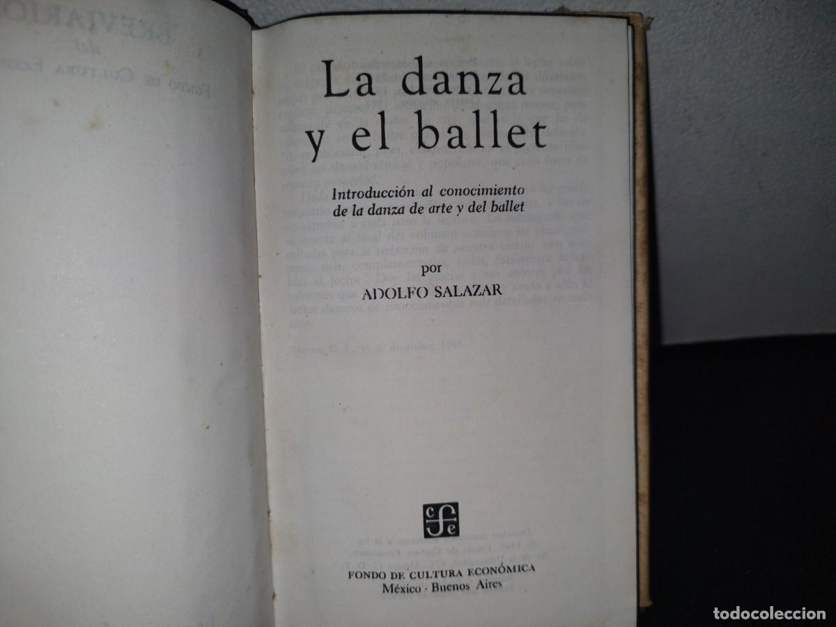 Libros de segunda mano: 134- LA DANZA Y EL BALLET - ADOLFO SALAZAR - Foto 4