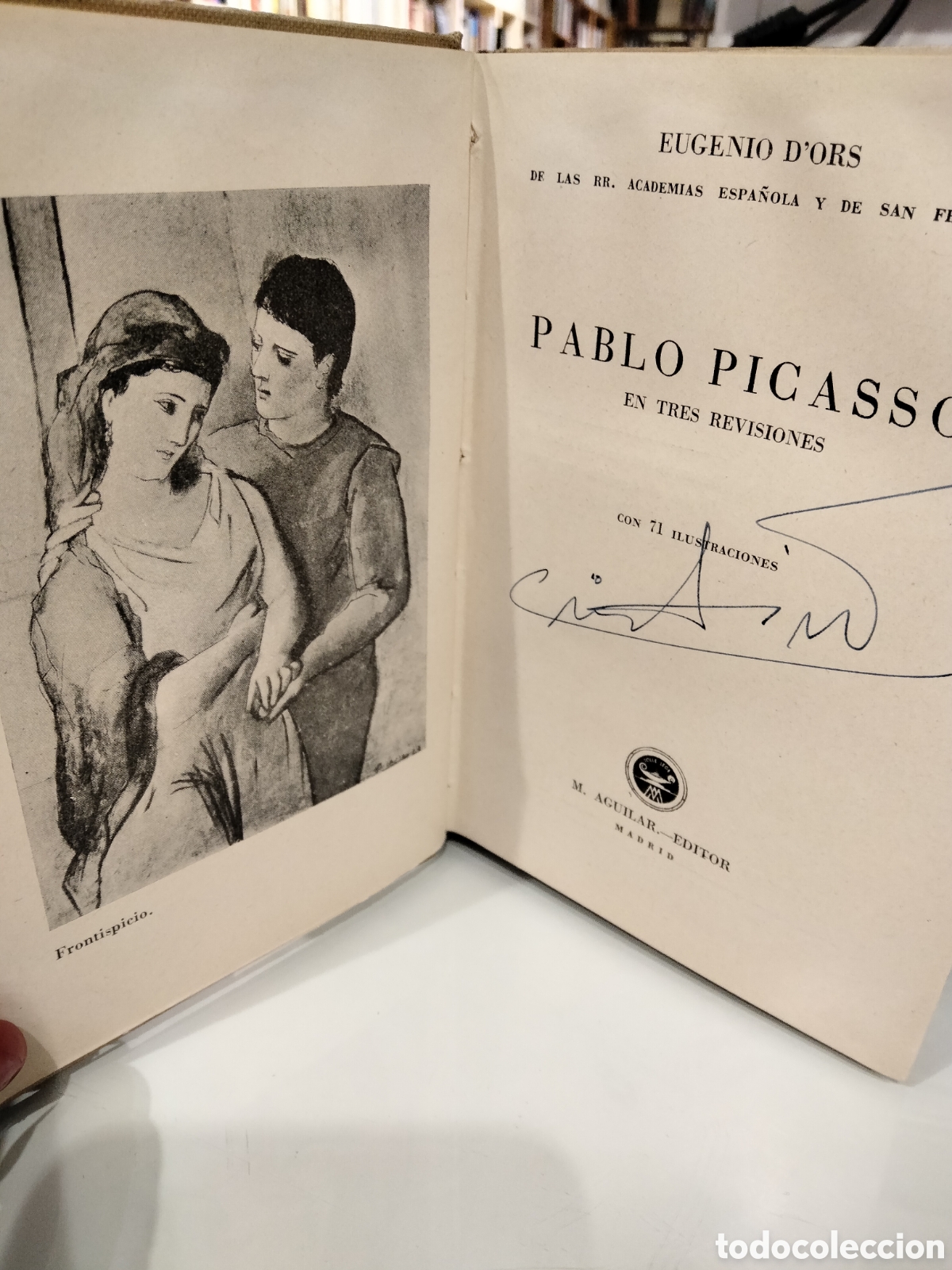 Libros de segunda mano: Pablo Picasso en tres versiones - Eugenio DOrs - Foto 1