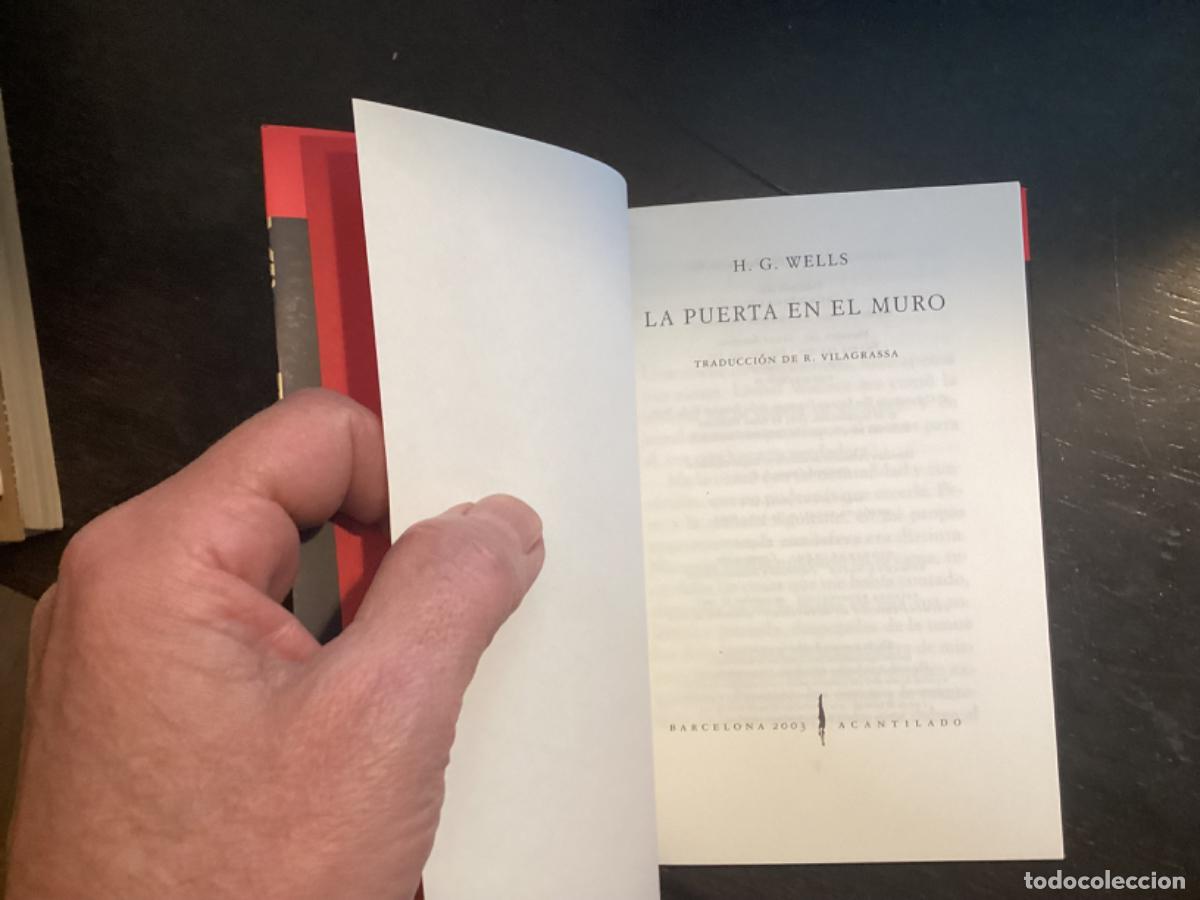 Libros de segunda mano: WELLS; H.G. - LA PUERTA EN EL MURO - Barcelona 2003 NUEVO!! - Foto 4