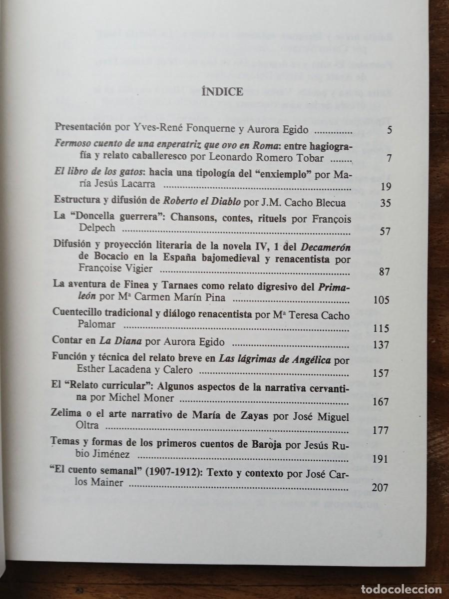 Libros de segunda mano: Formas breves del relato Coloquio 1985 - Foto 5
