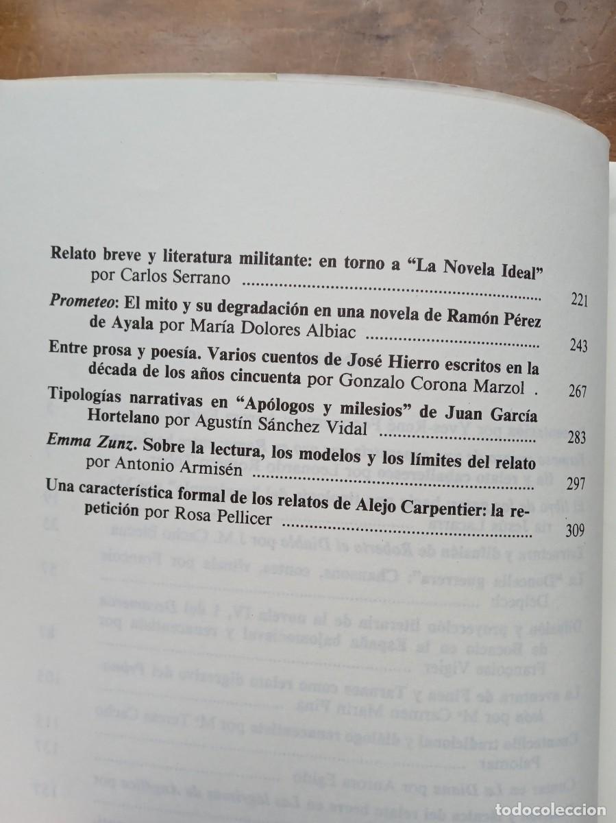 Libros de segunda mano: Formas breves del relato Coloquio 1985 - Foto 6