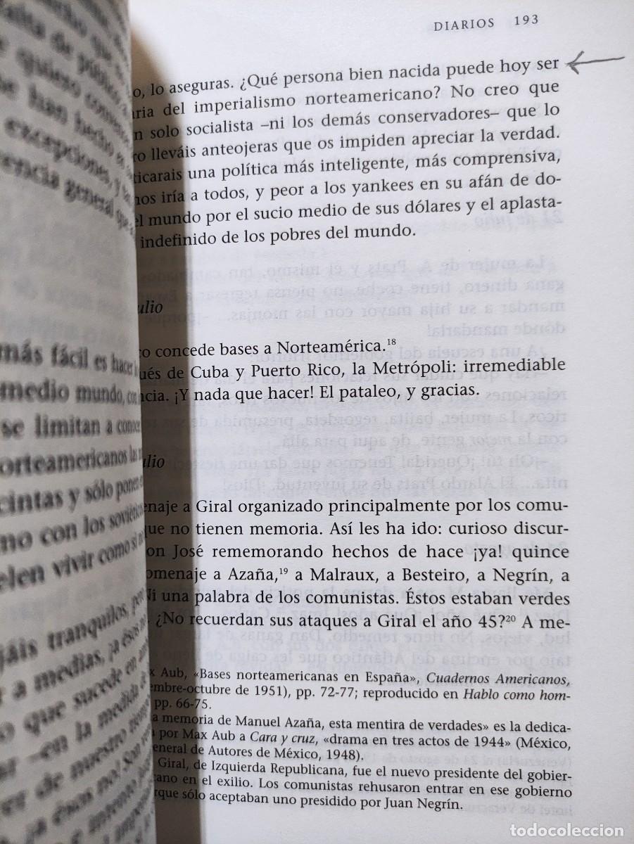 Libros de segunda mano: DIARIOS (1939-1972) MAX AUB - Foto 2