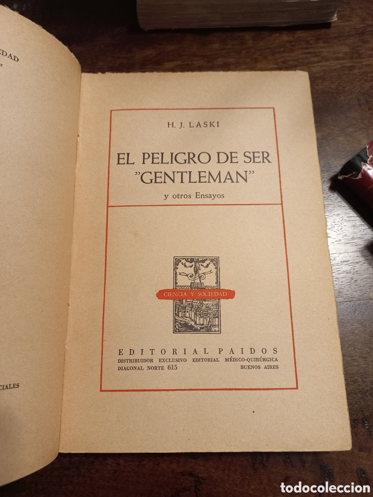 Libros de segunda mano: El peligro de ser gentleman, HJ Laski - Foto 2
