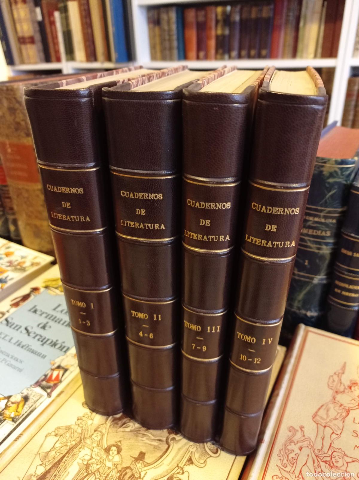 Livres d'occasion: 1947 - Cuadernos de literatura. Revista general de las letras - 12 n&uacute;meros. ENCUADERNACI&Oacute;N